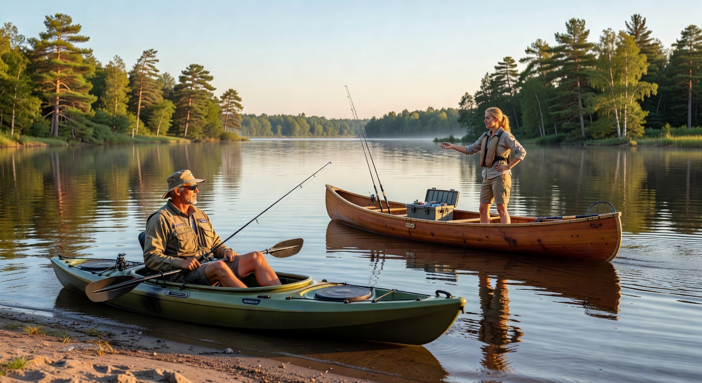 Fishing Kayak vs. Fishing Canoe Rental: Which Is Right for You?